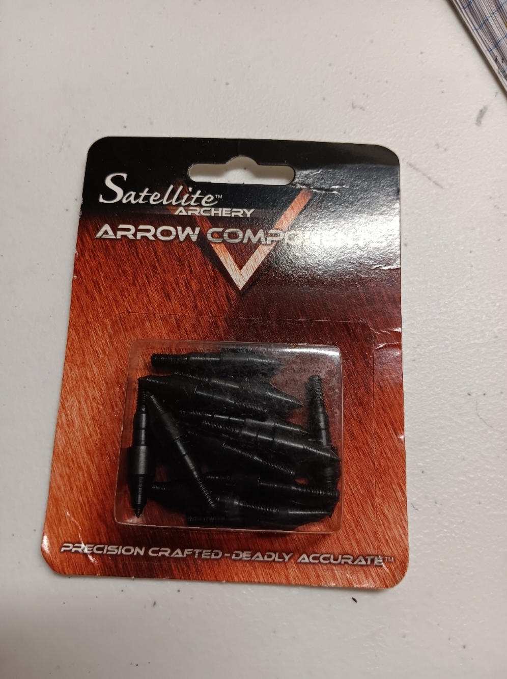 Satellite Archery Arrow Components - Black NIB